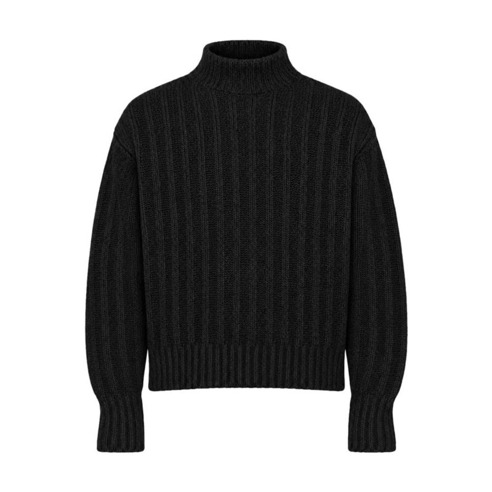 Rick Owens Men Knitted High-Neck Sweater